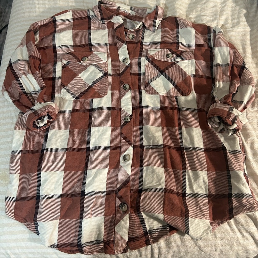 Maurice’s Plaid Flannel Shacket